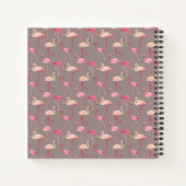 Retro Flamingos Notitieboek (Achterkant)