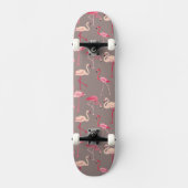 Retro Flamingos Persoonlijk Skateboard (Voorkant)