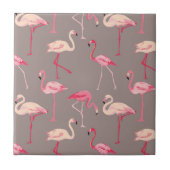 Retro Flamingos Tegeltje (Voorkant)