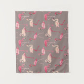 Retro Flamingos Wandkleed (Voorkant)