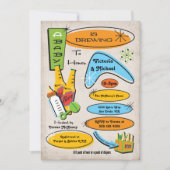 Retro Flessen & Bieren Baby Shower uitnodigingen (Voorkant)