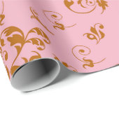 Retro  flessenpakpapier cadeaupapier (Rol Hoek)