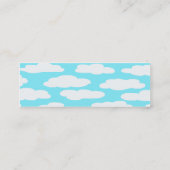 Retro Flight Attendant Profile Cards Mini Visitekaartje (Achterkant)