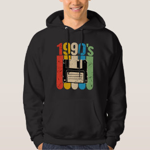 Retro floppy disk computer nostalgie jaren 90 hoodie