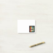 Retro floppy disk computer nostalgie jaren 90 post-it® notes (Op bureau)