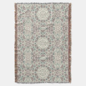 Retro, floraal deken (Voorkant Verticaal)