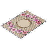 Retro, floraal notitieboek (Linkerzijde)
