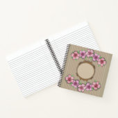 Retro, floraal notitieboek (Binnen)