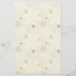 Retro Floral achtergrond Briefpapier