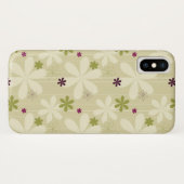 Retro Floral achtergrond Case-Mate iPhone Case (Achterkant (horizontaal))