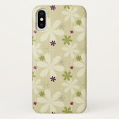Retro Floral achtergrond Case-Mate iPhone Case (Achterkant)