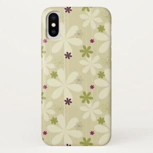 Retro Floral achtergrond Case-Mate iPhone Case