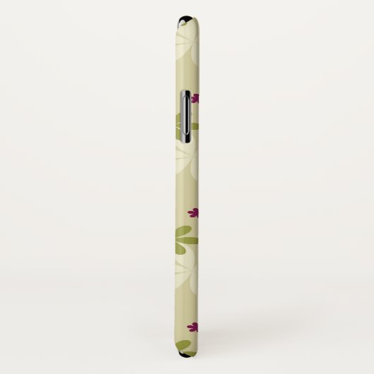 Retro Floral achtergrond Case-Mate iPhone Case (Achterkant / rechts)