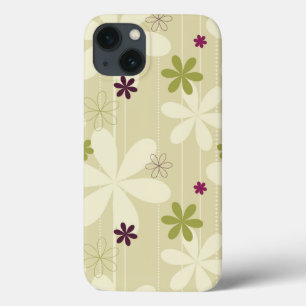 Retro Floral achtergrond Case-Mate iPhone Case