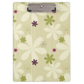 Retro Floral achtergrond Klembord (Voorkant)