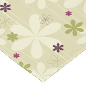 Retro Floral achtergrond Korte Tafelloper (Hoek)
