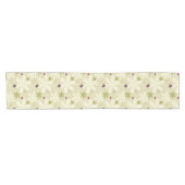 Retro Floral achtergrond Korte Tafelloper (Horizontaal)