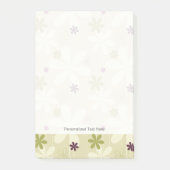 Retro Floral achtergrond Post-it® Notes (Voorkant)