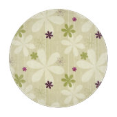 Retro Floral achtergrond Snijplank (Voorkant)