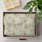 Retro Floral achtergrond Tissuepapier (Geschenk)
