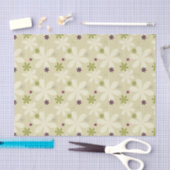 Retro Floral achtergrond Tissuepapier (Craft)