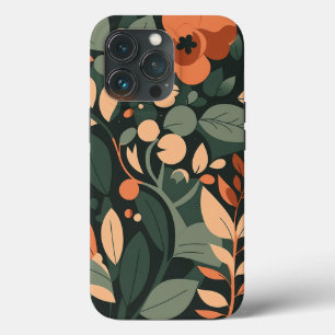 Retro Floral Art Pattern Case-Mate iPhone Case