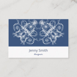 Retro Floral Baroque Visitekaartje