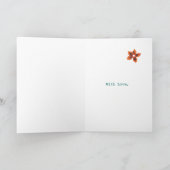 Retro Floral Birthday Kaart 85 jaar Young (Binnen)