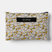 Retro floral botanical block print etui (Voorkant)