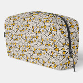Retro floral botanical block print toilettasje (Rechterhoek)