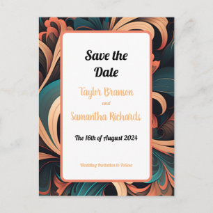  Retro Floral Briefkaart