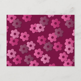 Retro Floral Briefkaart