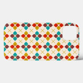 Retro Floral Case-Mate iPhone Case (Achterkant (horizontaal))
