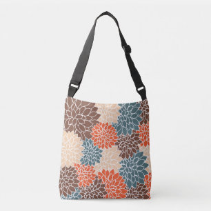 Retro Floral Crossbody Bag Crossbody Tas