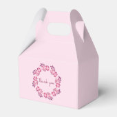 Retro Floral Crown- Dank u Bedankdoosjes (Voorkant Zijde)