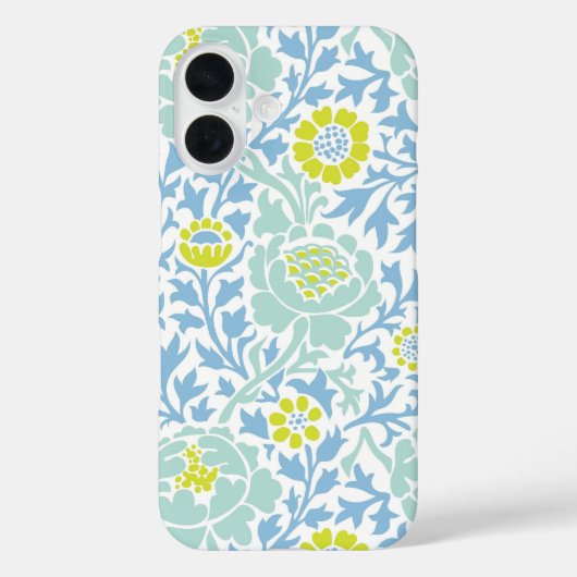 Retro Floral Damask Case-Mate iPhone Case (Achterkant)