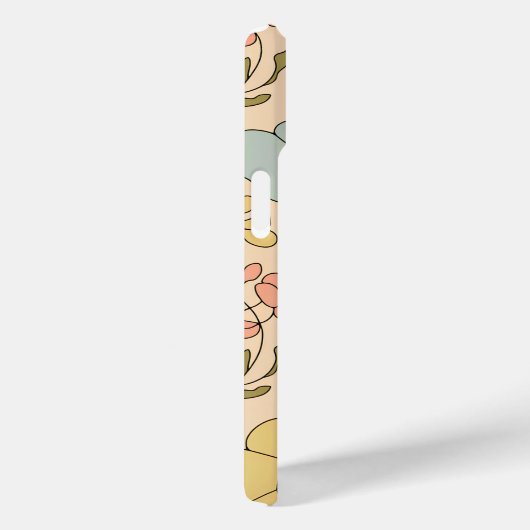 Retro Floral Delight | bloemmotief Case-Mate iPhone Case (Achterkant / Rechts)