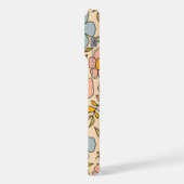 Retro Floral Delight iPhone Hoesje (Linkerkant)