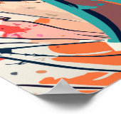 RETRO FLORAL DREAMY GIRL POWER POSTER (Hoek)