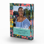 Retro Floral Gifts for African American Daughter Fotoblokken (Rechts)