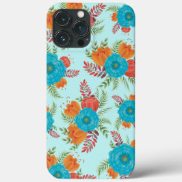 Retro Floral iPhone 13 Pro Max Hoesje