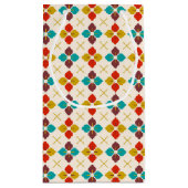 Retro Floral Klein Cadeauzakje (Achterkant)