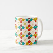 Retro Floral Koffiemok (Voorkant rechts)