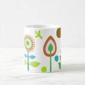 Retro Floral Koffiemok (Center)