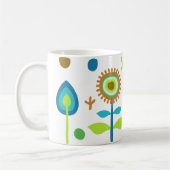 Retro Floral Koffiemok (Links)
