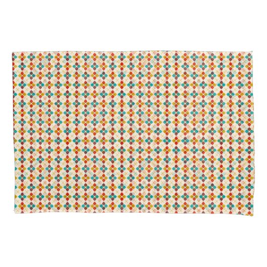 Retro Floral Kussensloop (Voorkant)