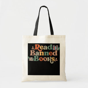 Retro  Floral las Banned Books Funny Tote Bag