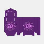 Retro Floral Mandala Bedankdoosjes (Uitgevouwen)