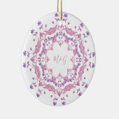 Retro floral mandala keramisch ornament (Rechts)
