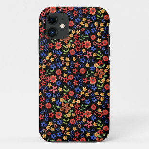 Retro Floral Miniprint Aangepaste iPhone 5/5s Hoes